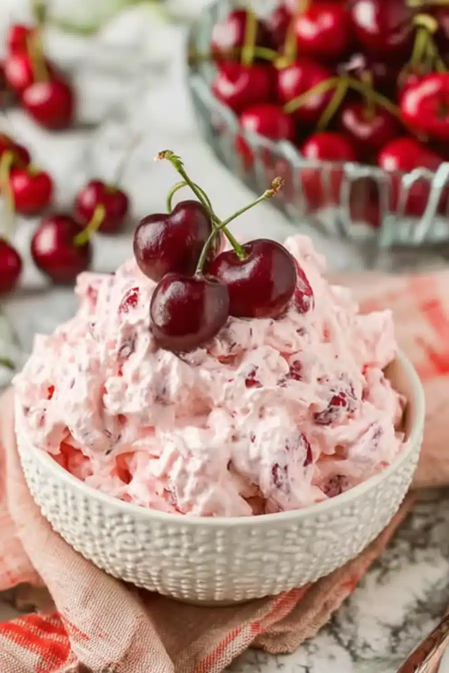 Cherry Cheesecake Fluff That’s Creamy, Easy, and Crowd Pleasing