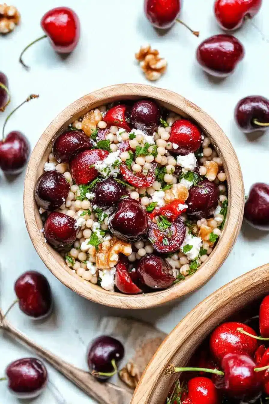 Cherry Walnut Couscous Salad
