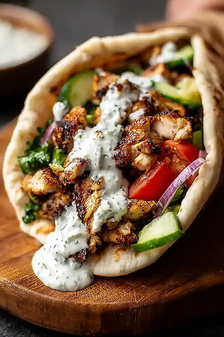 Chicken Shawarma with Garlic Sauce