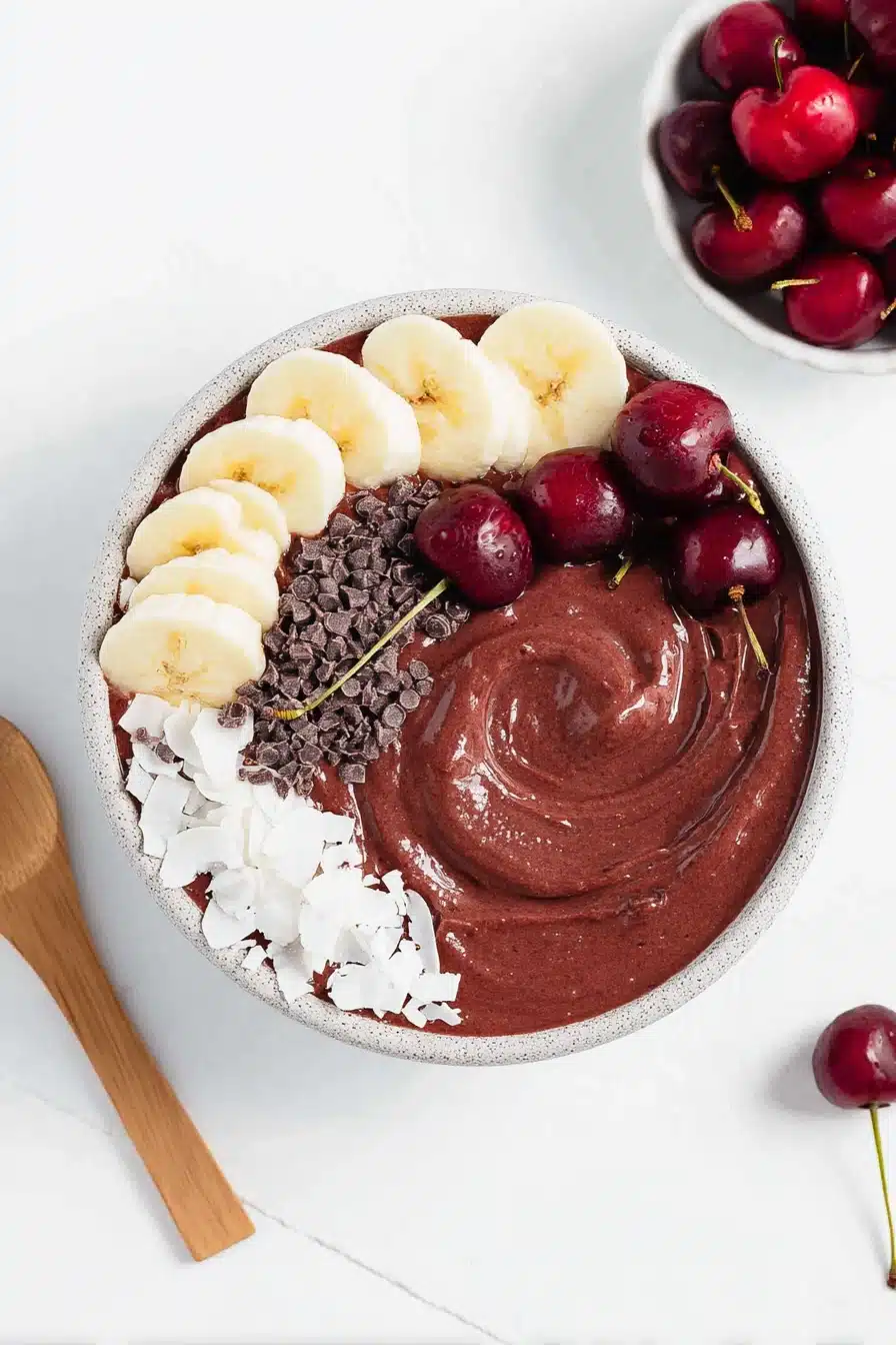 Chocolate Cherry Smoothie Bowl