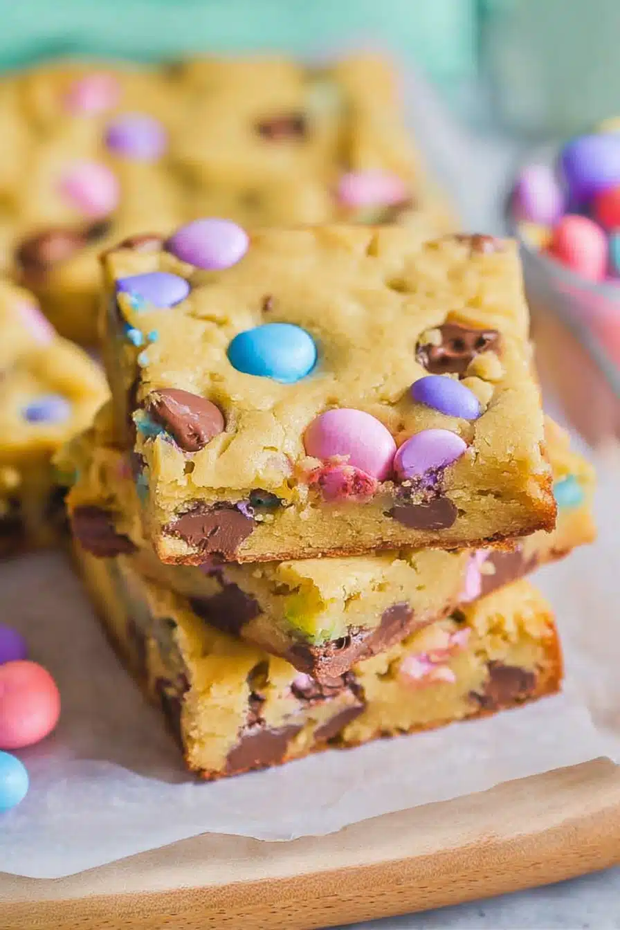 Easter Cake Mix Cookie Bars