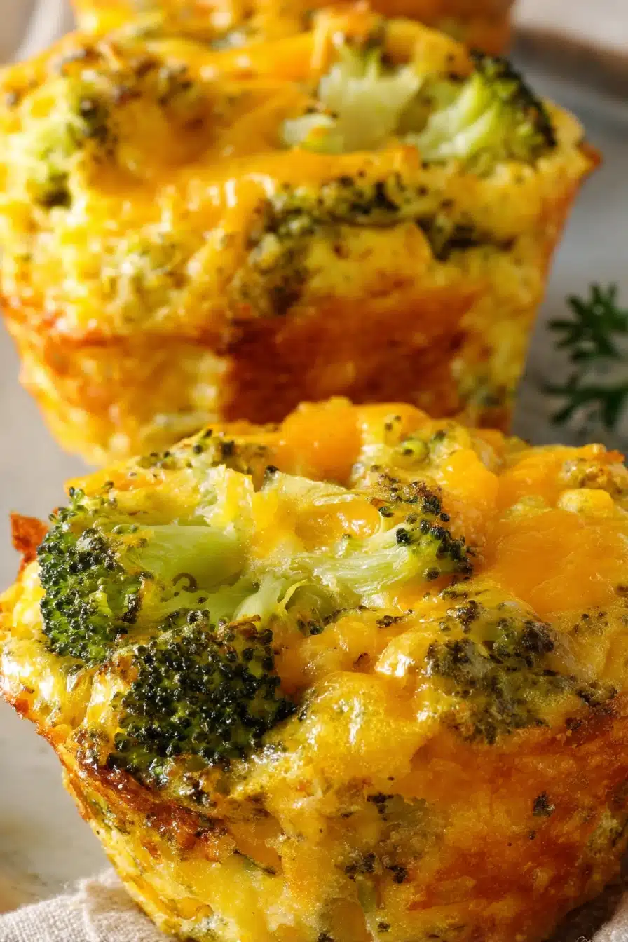 Easy Broccoli Cheese Cups
