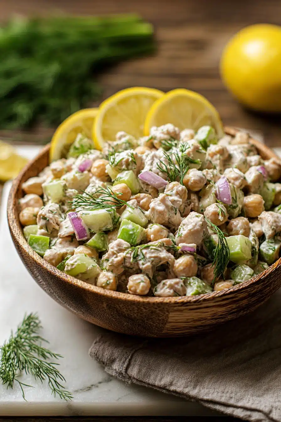 Tuna Garbanzo Bean Salad Recipe