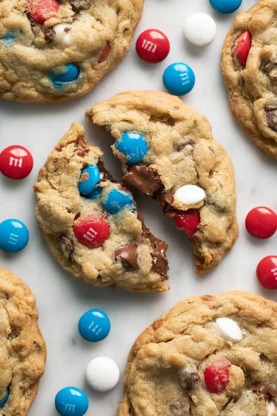 4th of July Monster Cookies