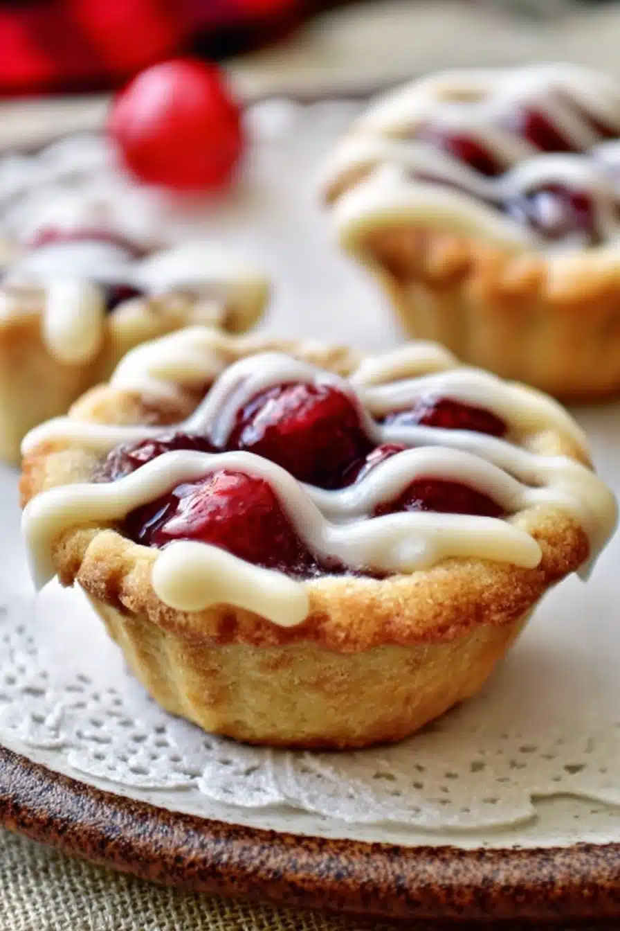 Cherry Pie Cookie Cups Recipe Easy Sweet Bite Dessert
