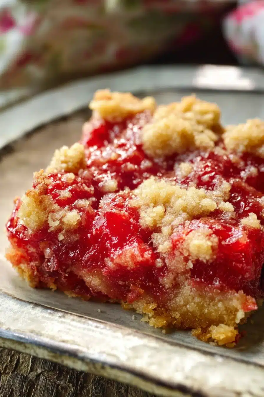 Rhubarb Dessert Recipe with Jello