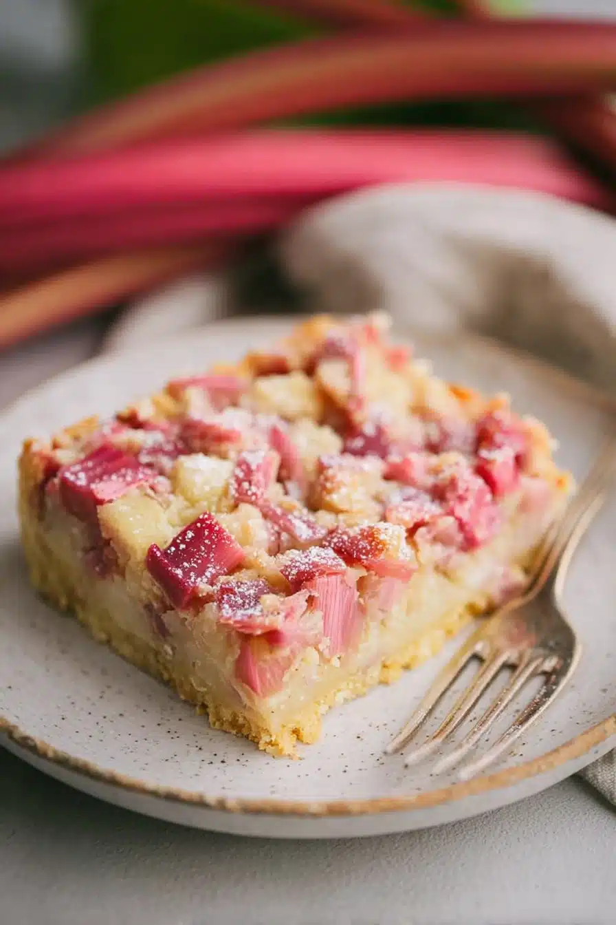 Rhubarb Dream Bars
