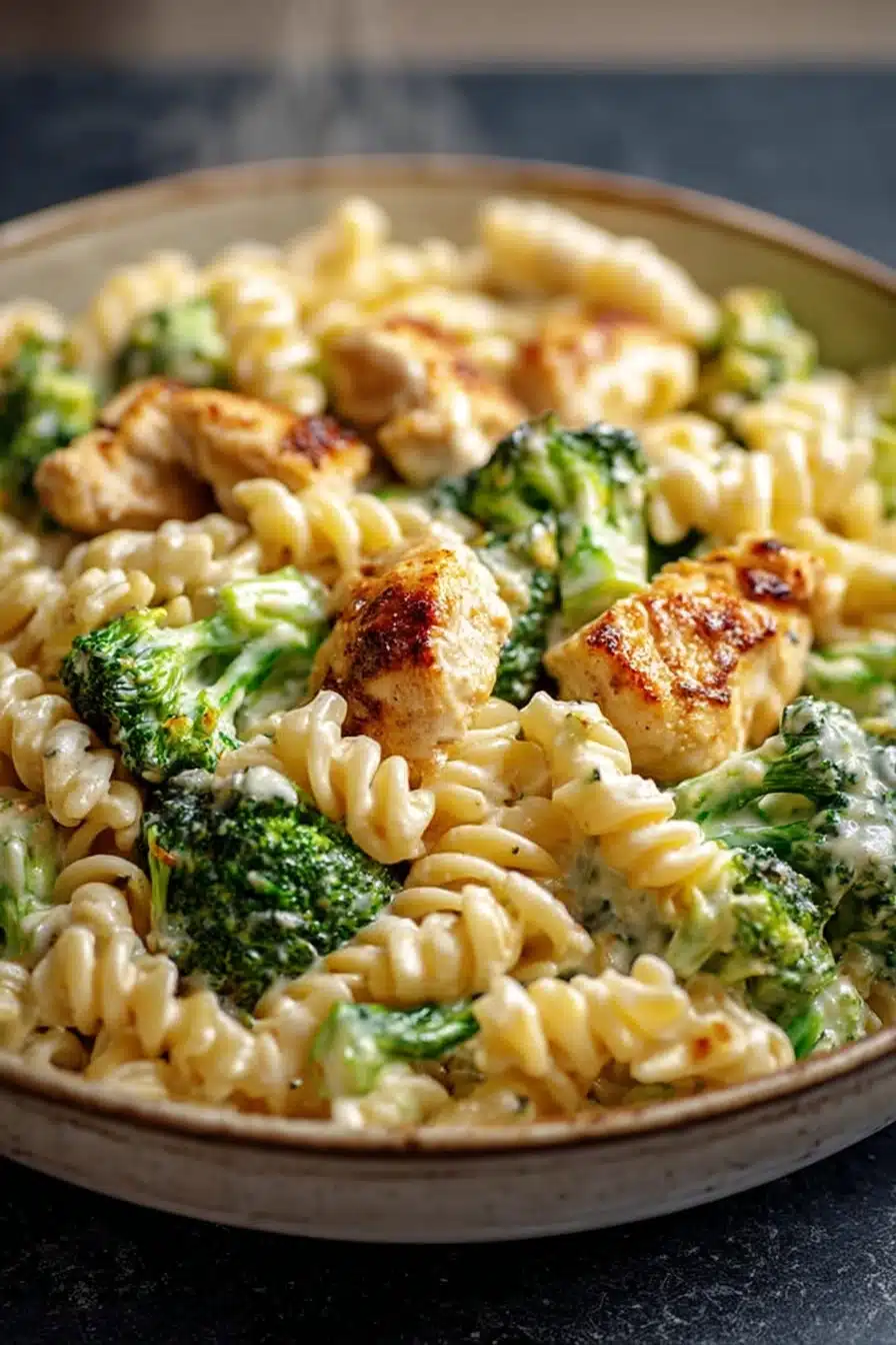 Rotisserie Chicken Broccoli Pasta: Creamy, Quick, and Perfect for Busy Lunches