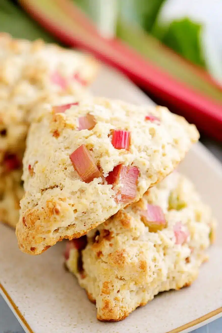 Easy Rhubarb Scones Recipe That Turns Out Perfect Every Time