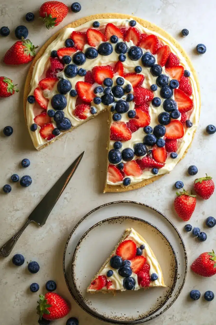 4th of July Fruit Pizza