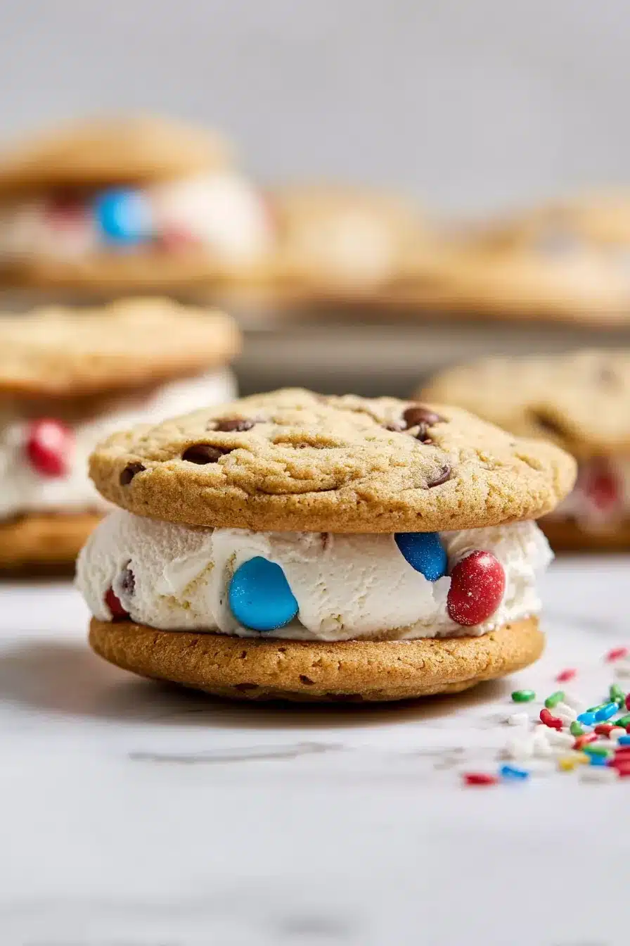 4th of July Ice Cream Sandwiches