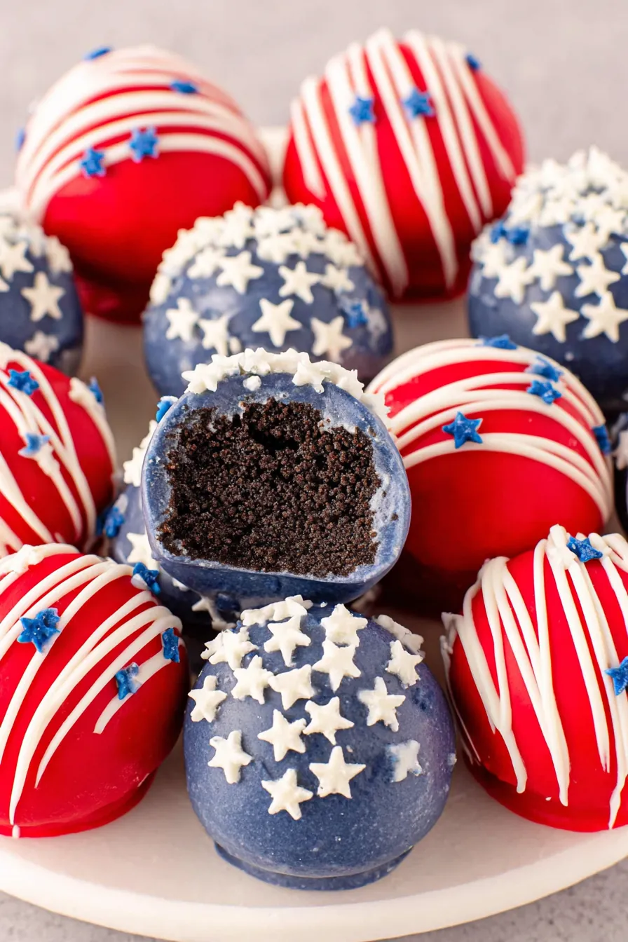 4th Of July Oreo Balls