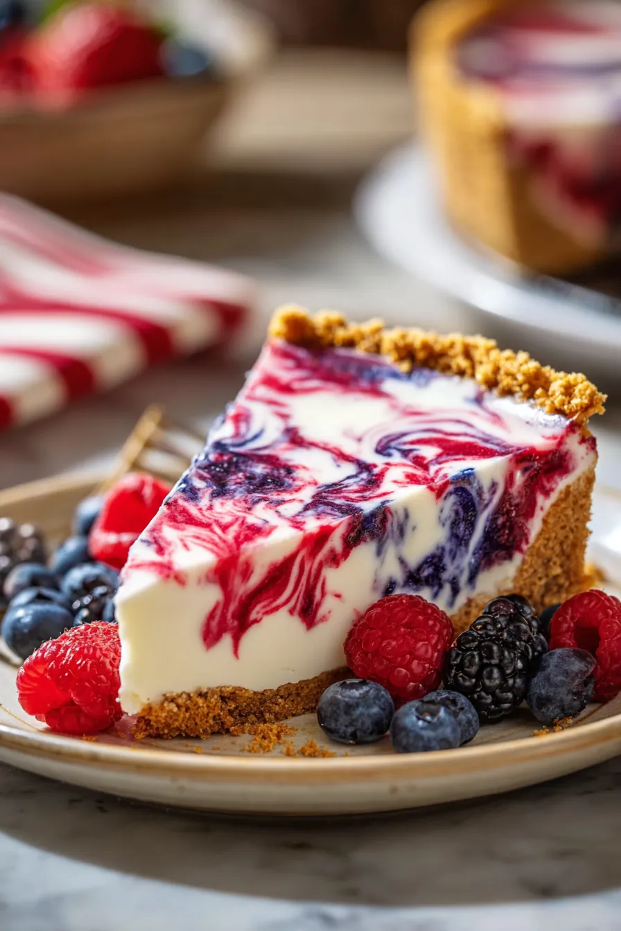 4th of July Swirl Pie