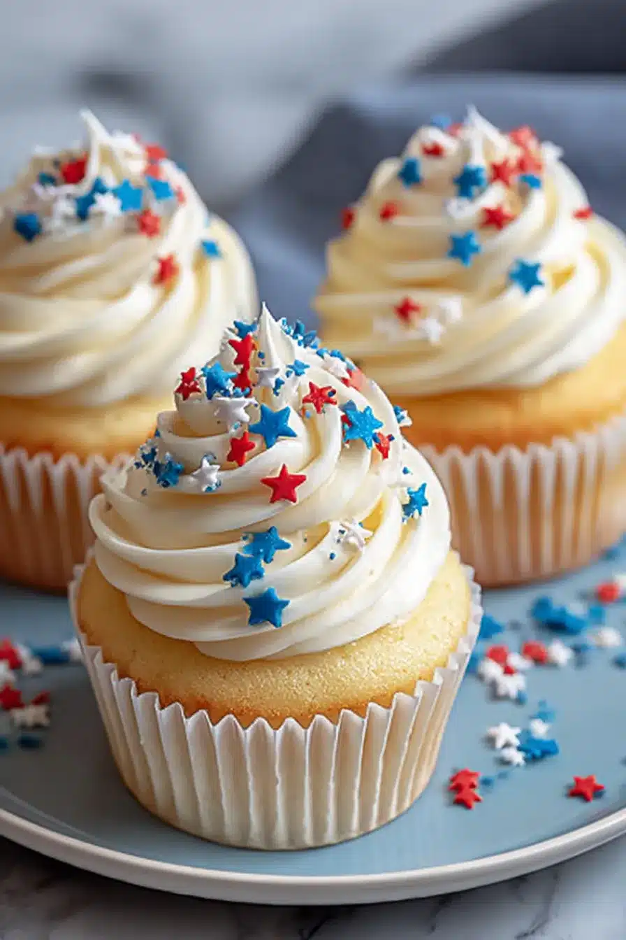 All American Vanilla Cupcakes