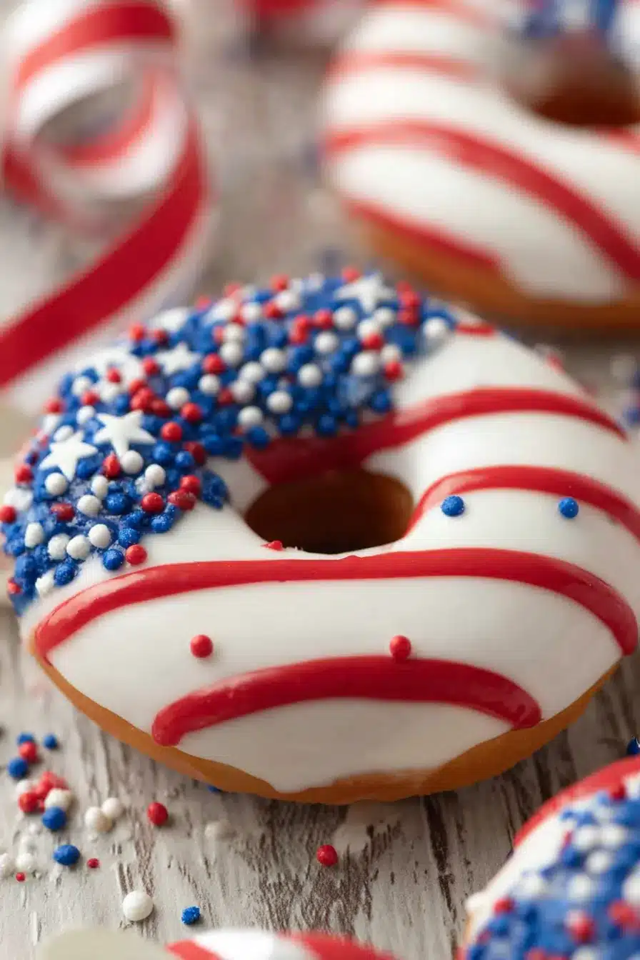 American Flag Donuts Recipe