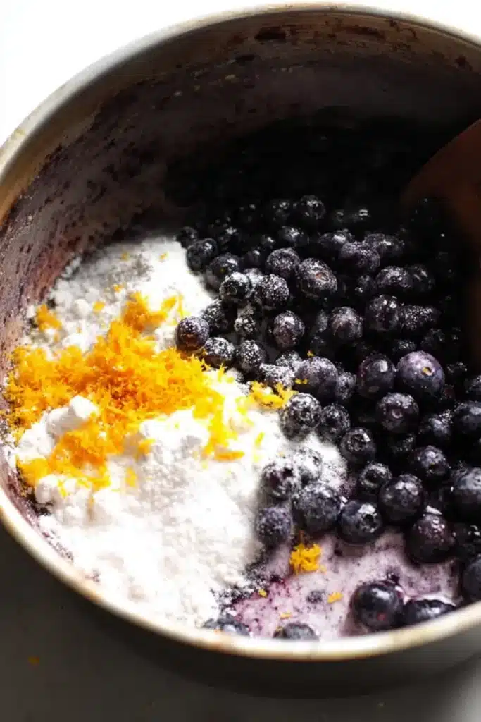 Gluten Free Pop Tarts pastry dough filled with homemade blueberry filling