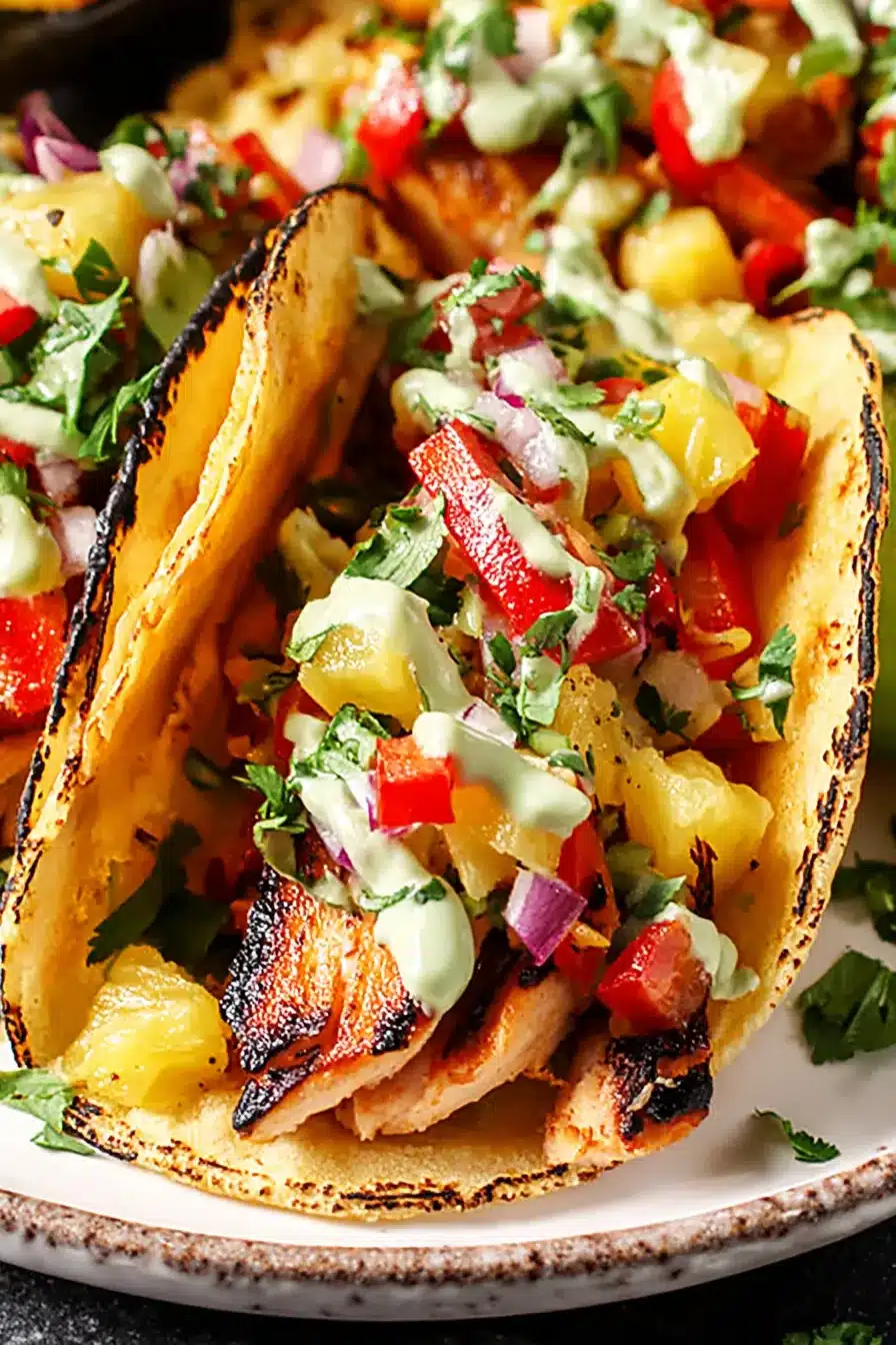 Chili Lime Chicken Tacos
