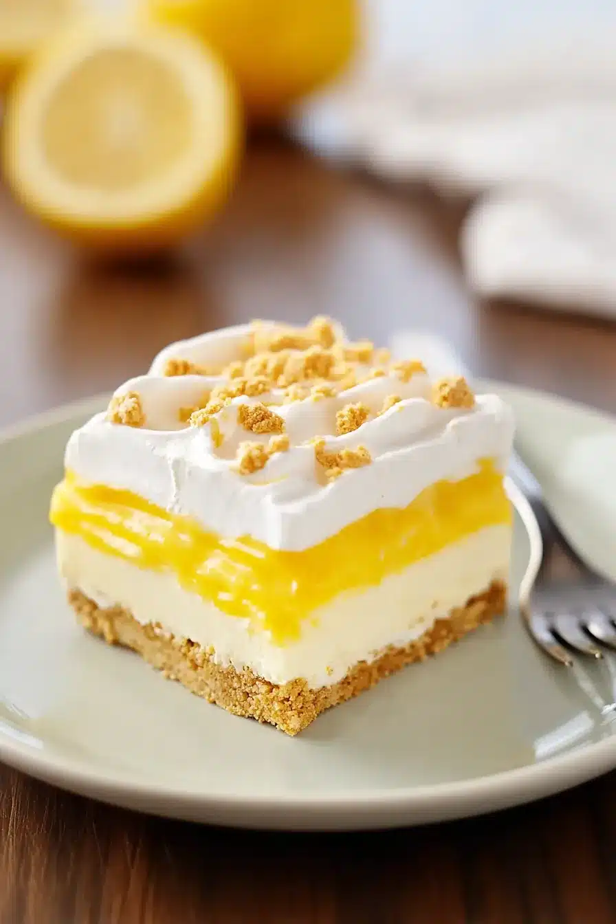 Heavenly Lemon Oreo Dessert: Creamy, Refreshing, and Easy No Bake Treat