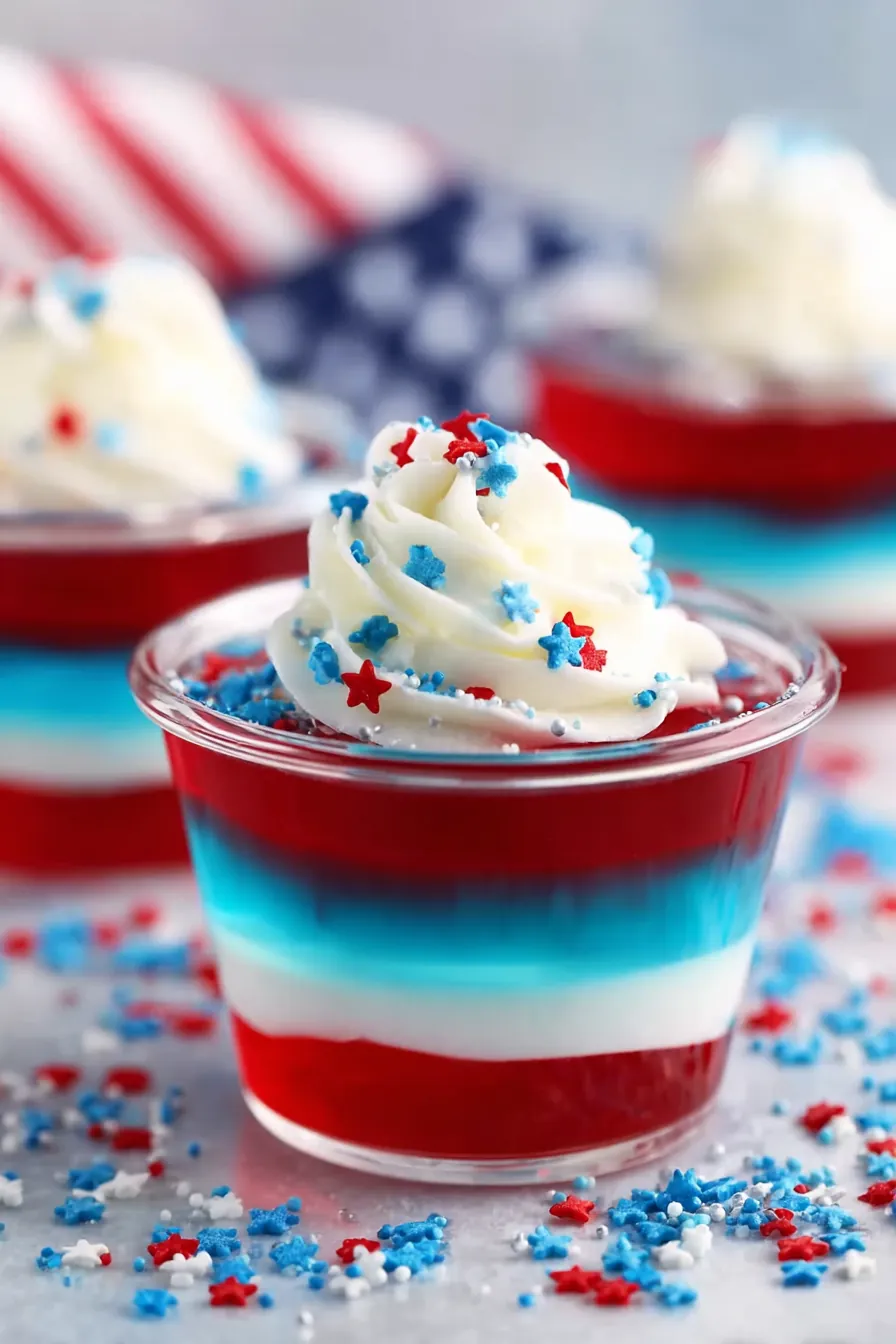 Bomb Pop Jello Shots