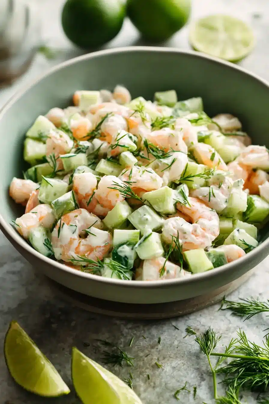 Cucumber Shrimp Salad