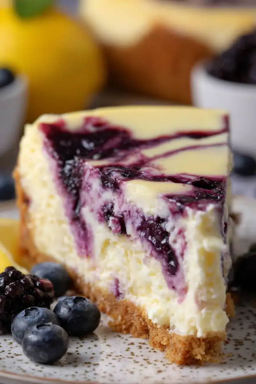 Lemon Blueberry Cheesecake