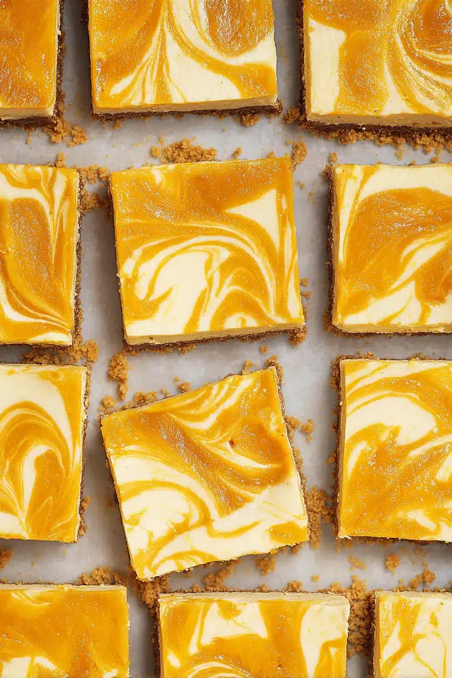 Mango Cheesecake Bars