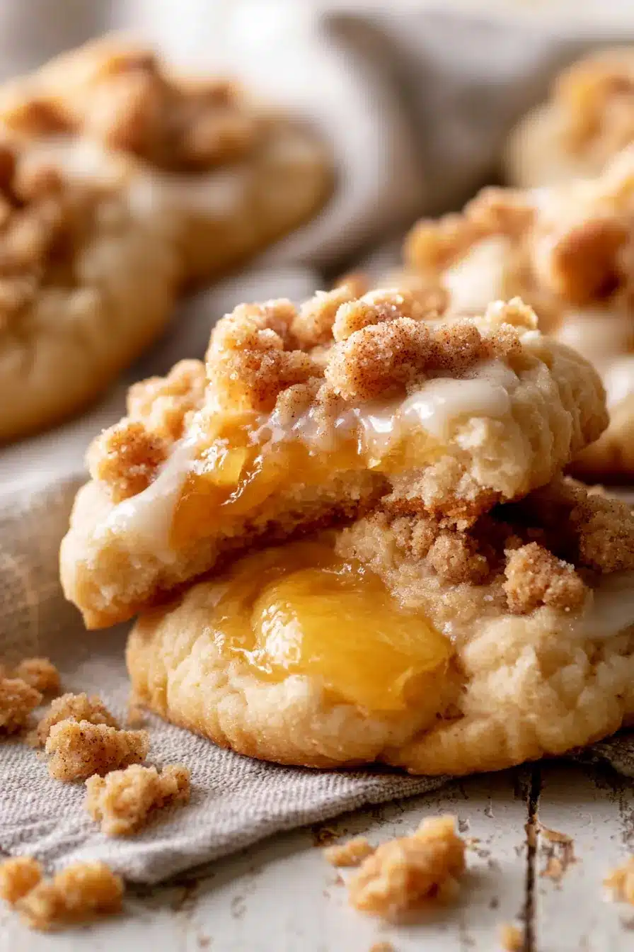 Peach Cobbler Cookies