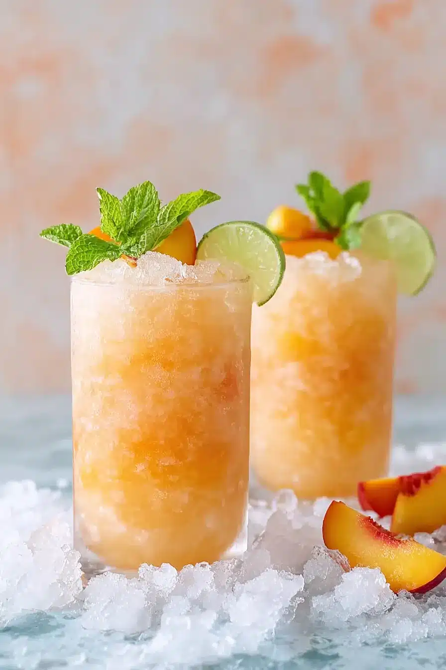 Pineapple Peach Agua Fresca