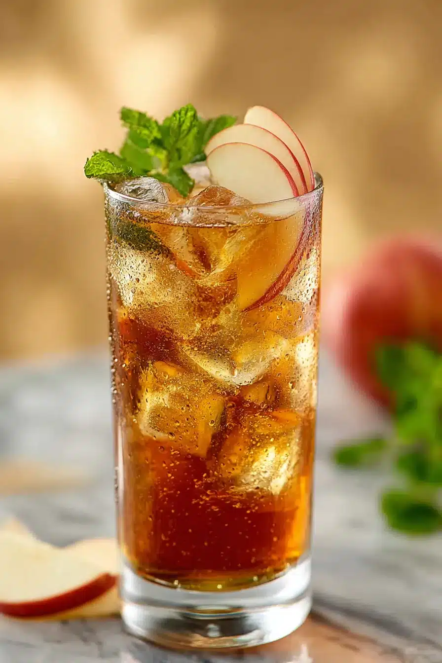 Refreshing Apple Iced Tea