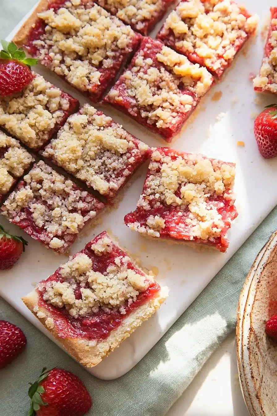 Strawberry Crumb Bars