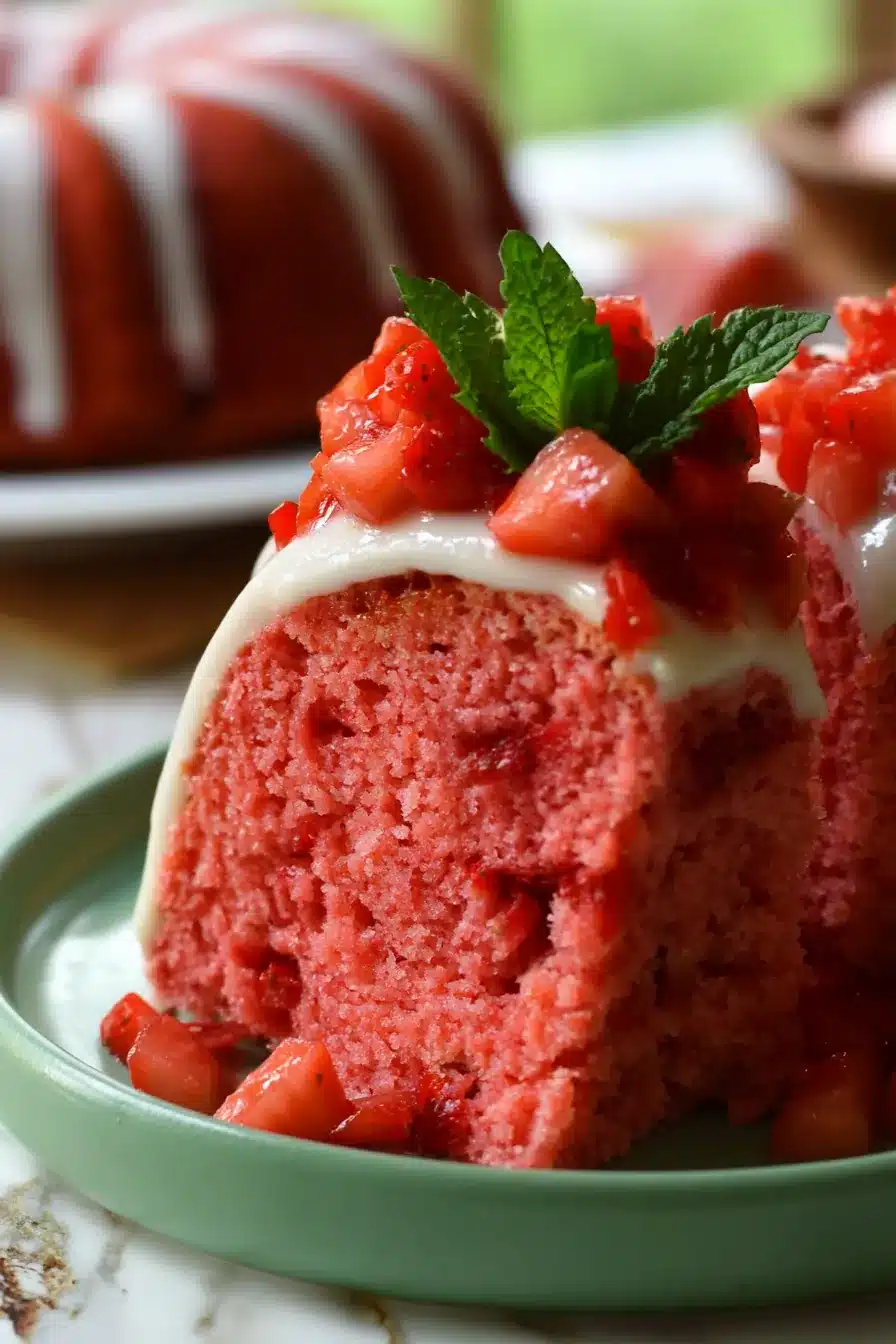 The Strawberry Pound Cake