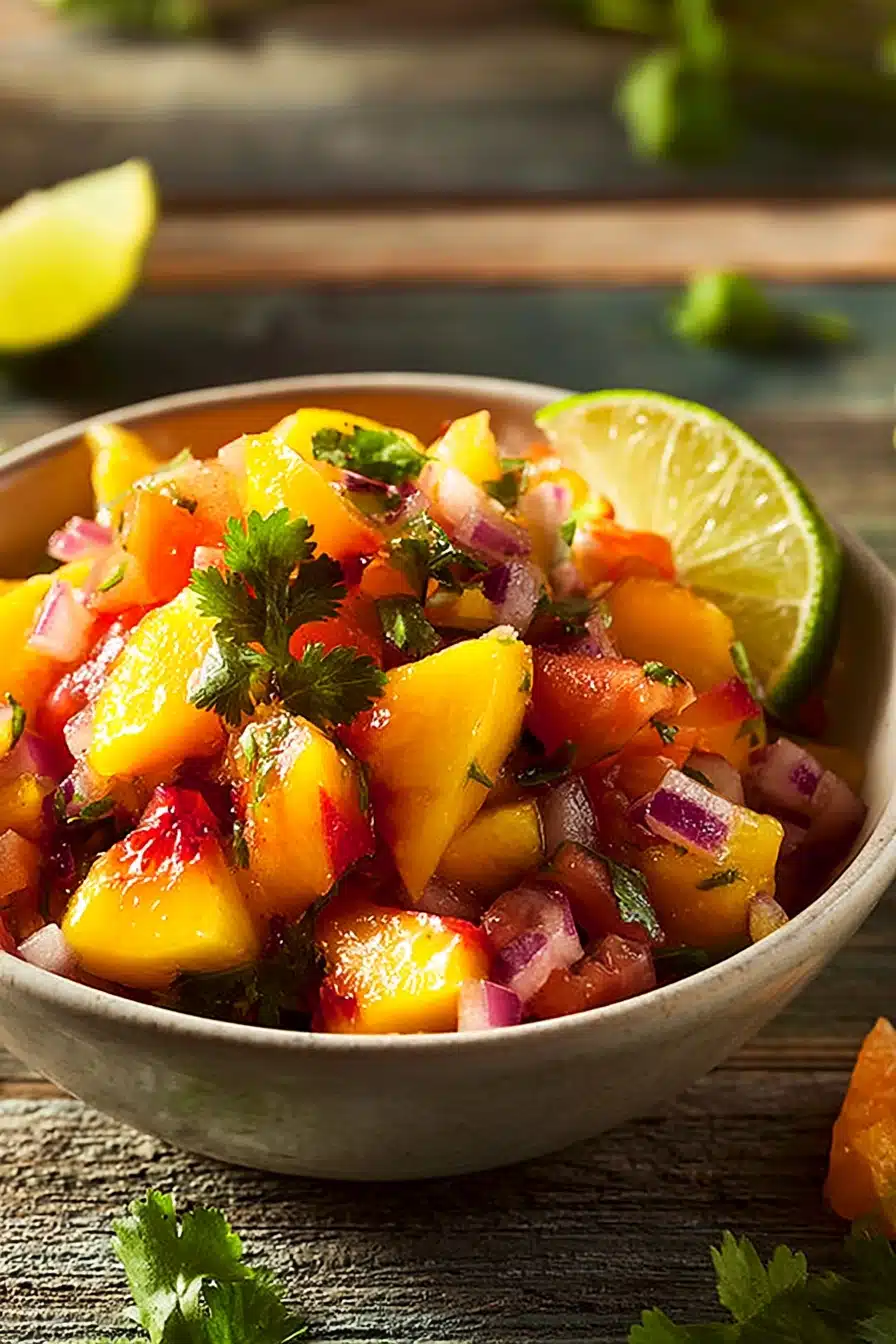 Fresh Peach Salsa Recipe
