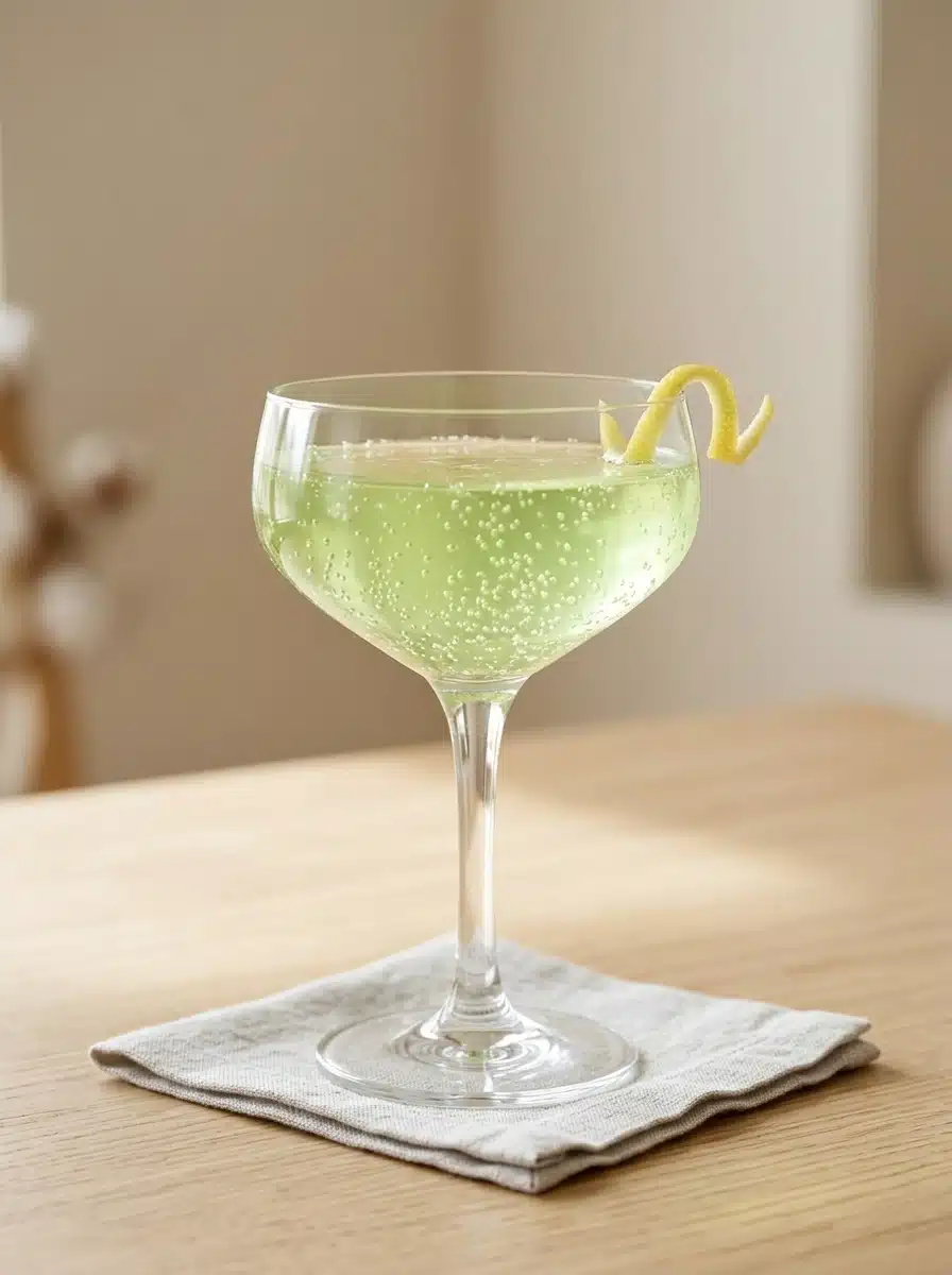 Green Apple Soda with Homemade Juice