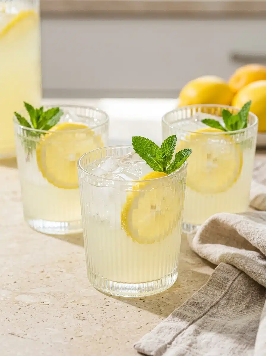 Three Ingredient Homemade Lemonade
