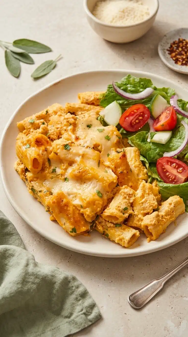 Cheesy Pumpkin Ricotta Pasta: Easy Creamy Dinner