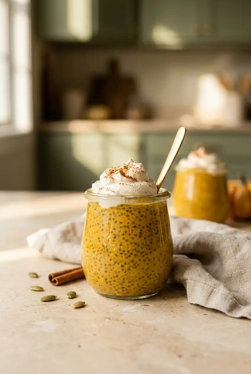 Pumpkin Chia Seed Pudding: Easy Creamy Fall Recipe