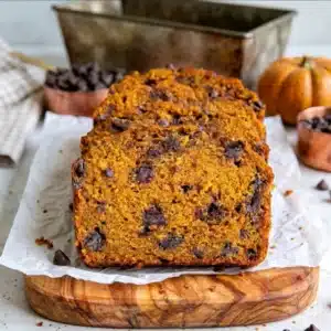 Pumpkin Chocolate Chip Bread: Easy, Moist Fall Favorite 4 Pumpkin Chocolate Chip Bread with moist pumpkin crumb and rich chocolate chips