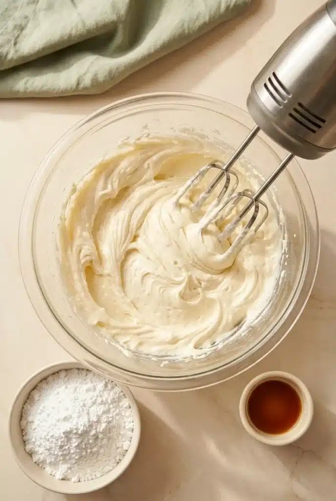 Soft Pumpkin Cookies 4 Soft Pumpkin Cookies cream cheese frosting with butter, sugar, and vanilla