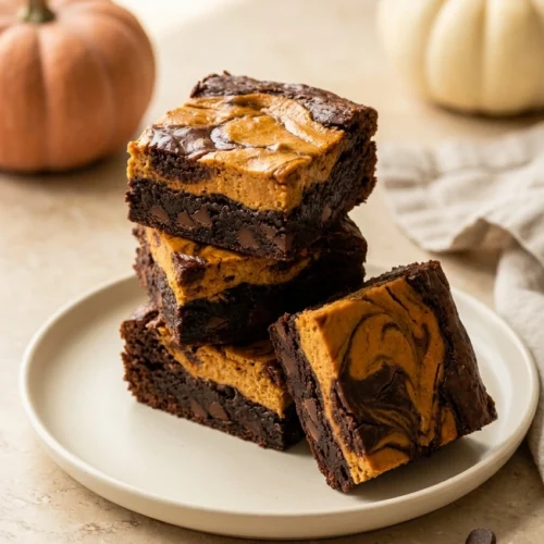 Easy Pumpkin Brownies That Are Rich, Fudgy, and Delicious 6 Easy Pumpkin Brownies with fudgy chocolate layers and creamy pumpkin cheesecake swirls