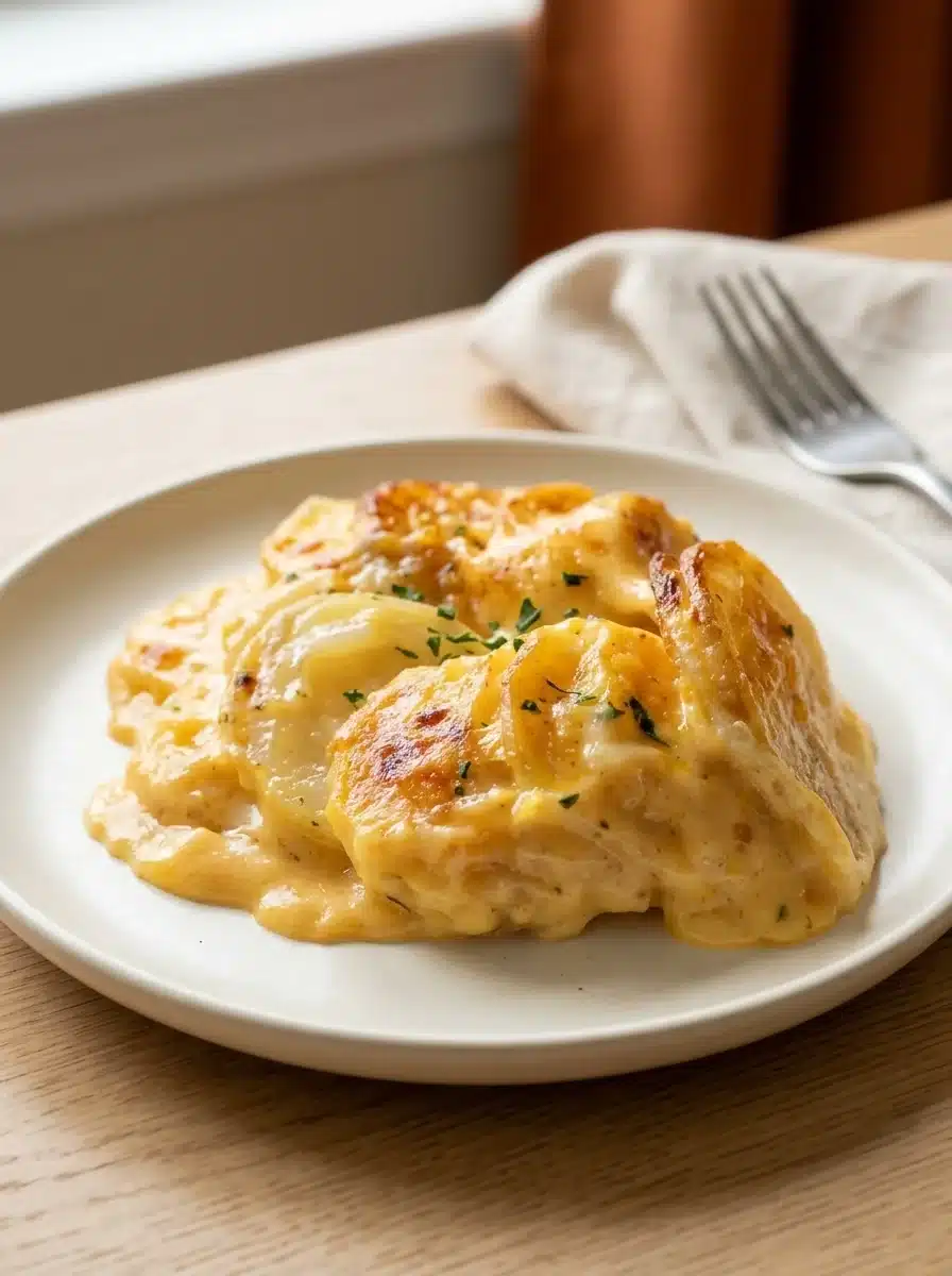 Cheesy Scalloped Potatoes: Easy, Creamy Thanksgiving Side Dish