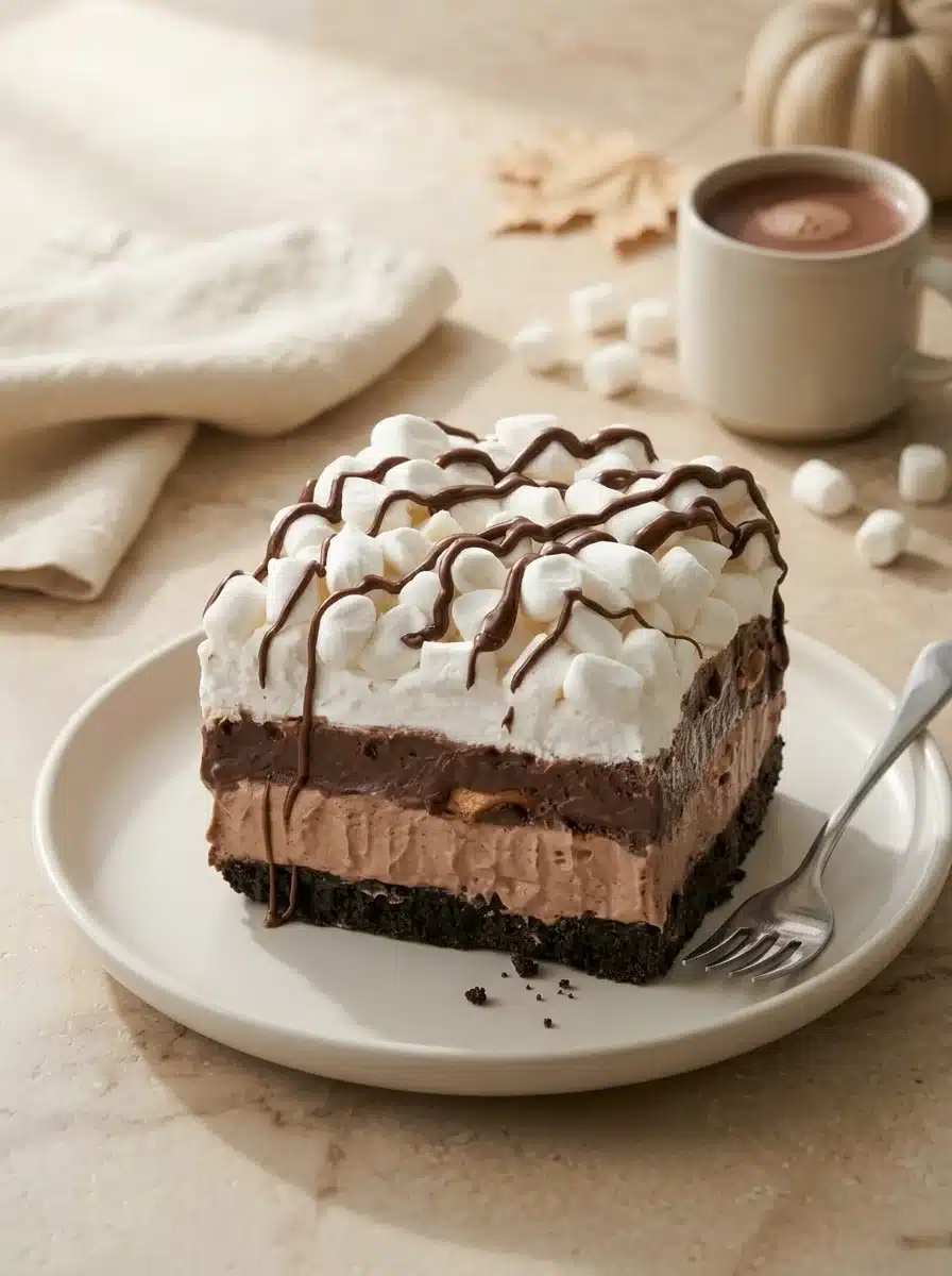 Hot Chocolate Lasagna: Easy and Irresistibly Creamy Dessert